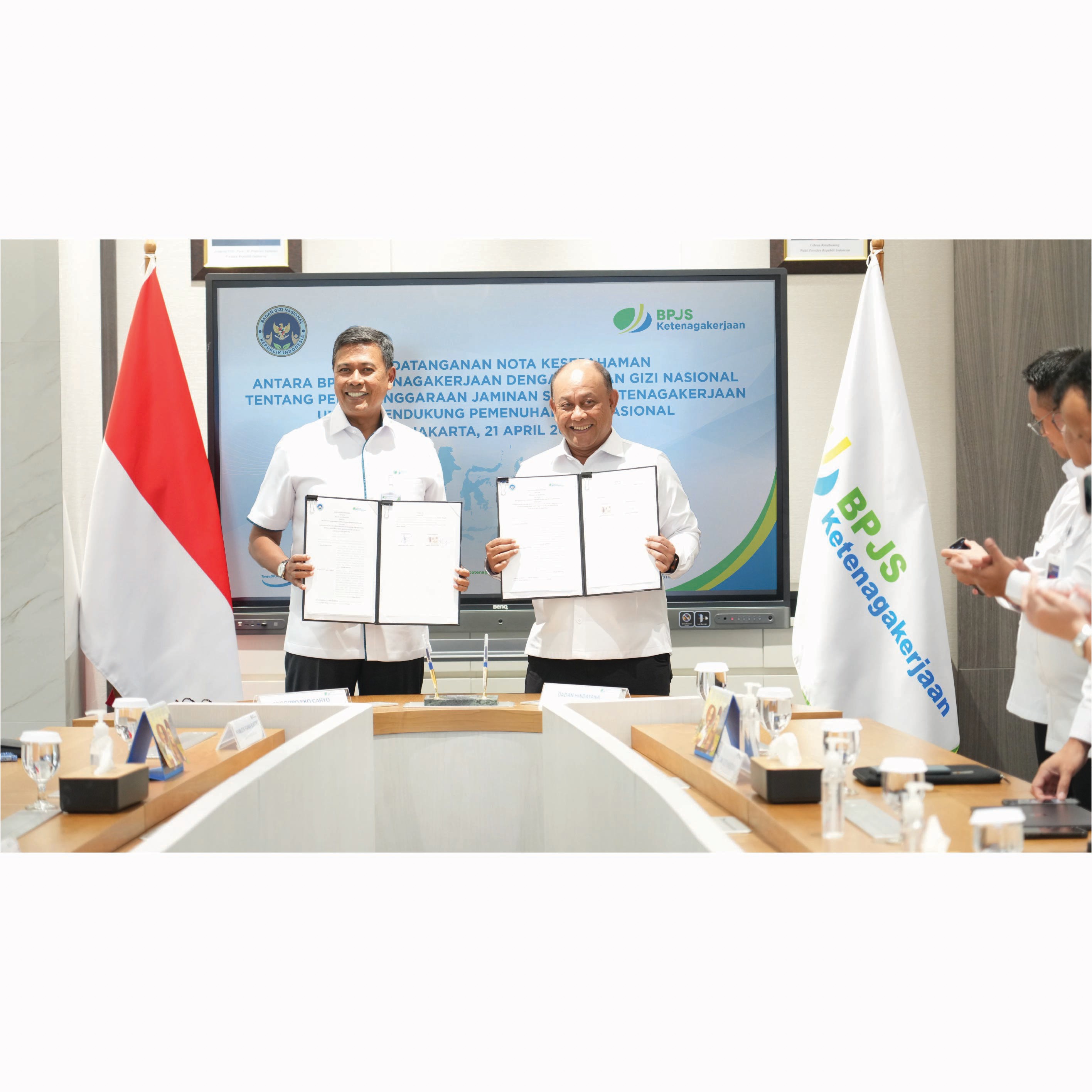 Rangkul BPJS Ketenagakerjaan, BGN Ponorogo Jamin Kesejahteraan Sosial Pekerja SPPG