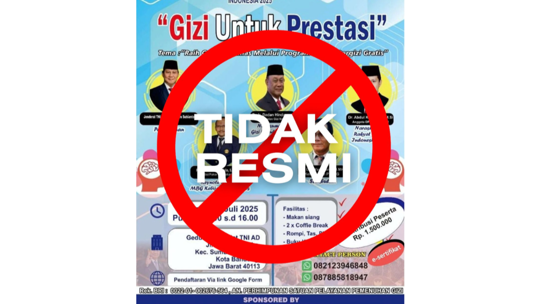 BGN Ponorogo Tegaskan Kegiatan Deklarasi dan Seminar PSPPG di Bandung Bukan Kegiatan Resmi