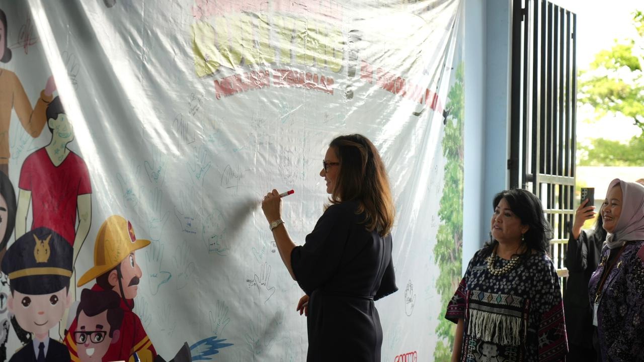 Ibu Negara Brazil Kunjungi Dapur MBG